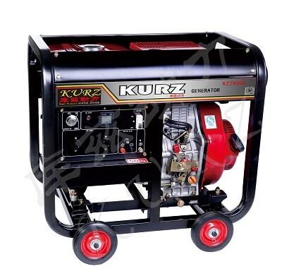 7千瓦小型柴油發(fā)電機三相電啟動KZ8800E3