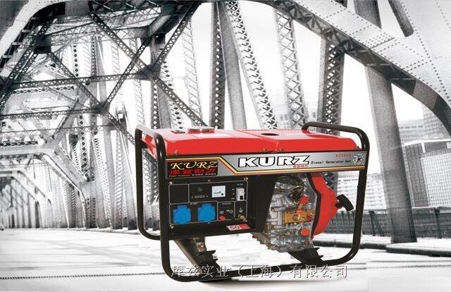 便捷式5KW三相電啟動柴油發電機